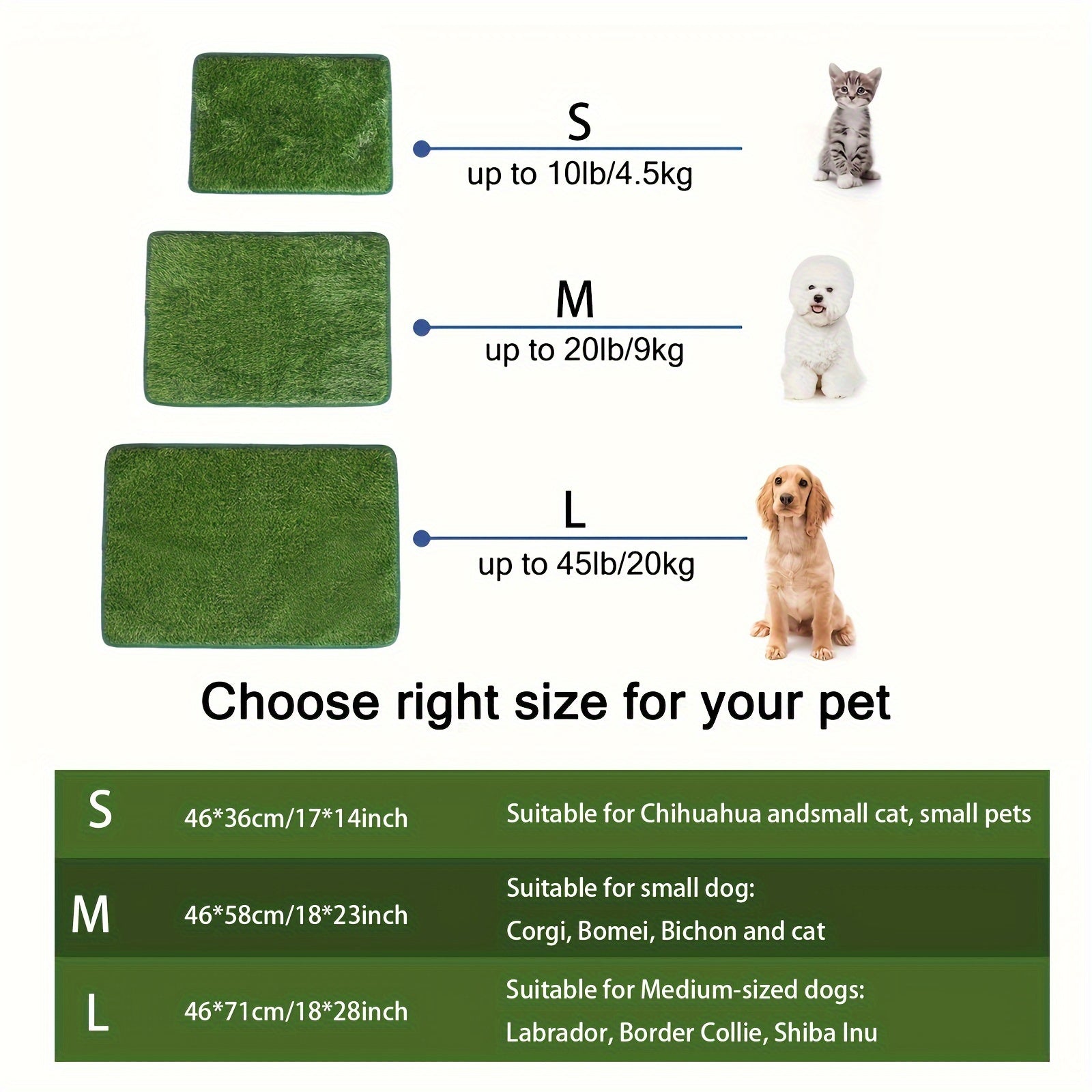 Reusable Pet Training Lawn - Tutuky