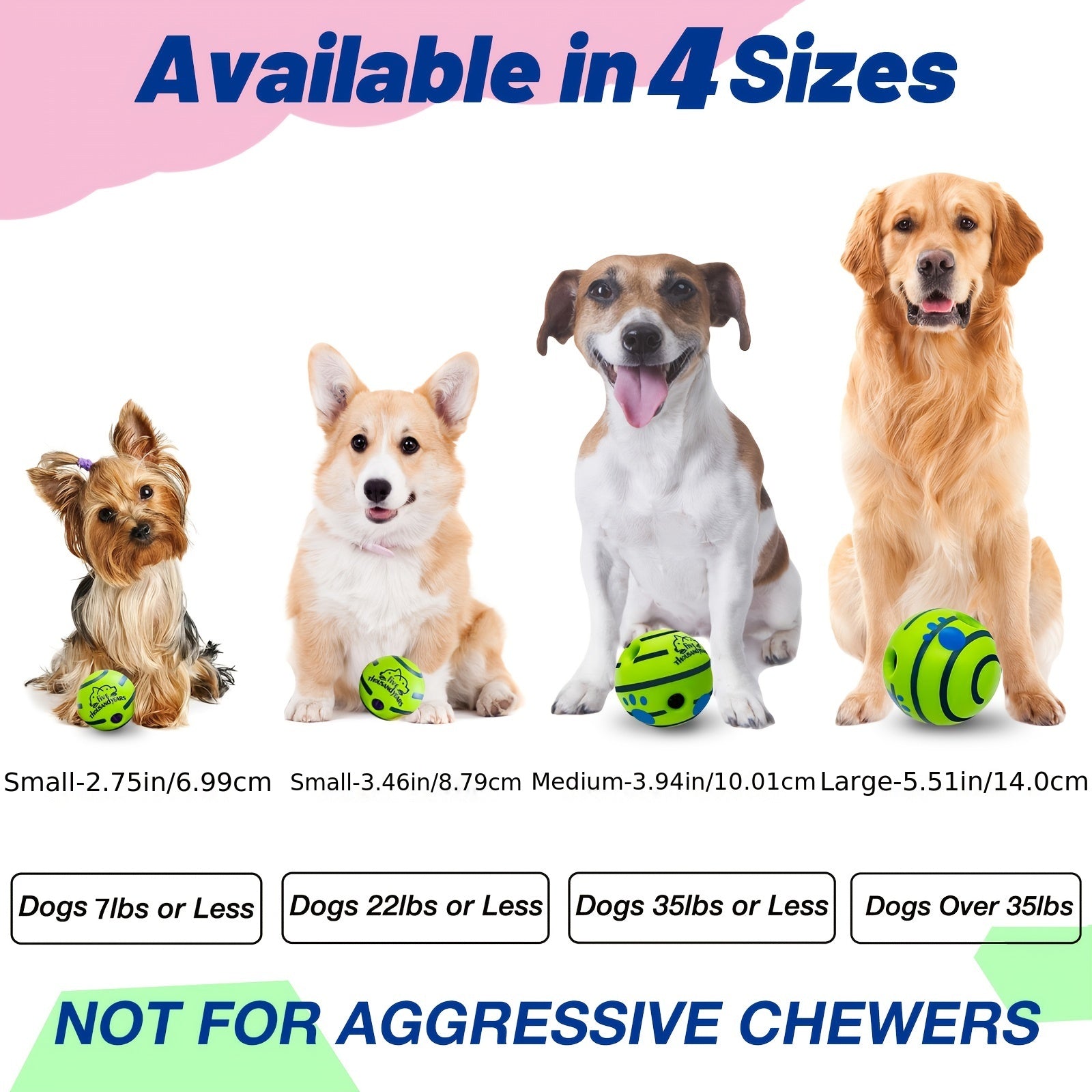 Pet Interactive Giggle Ball Toy, Dog IQ Training Ball Toy - Tutuky