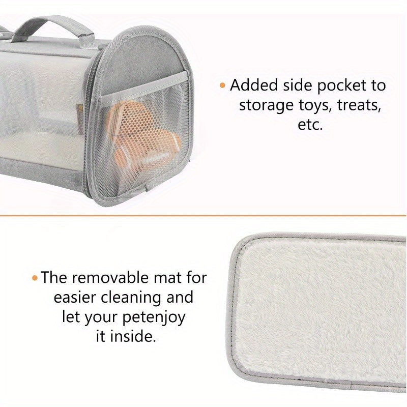 Versatile Reptile Carrier Backpack with Leash Set - Tutuky