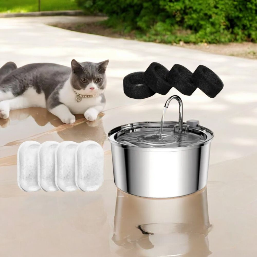 8pcs/set Sponges Pet Water Fountain