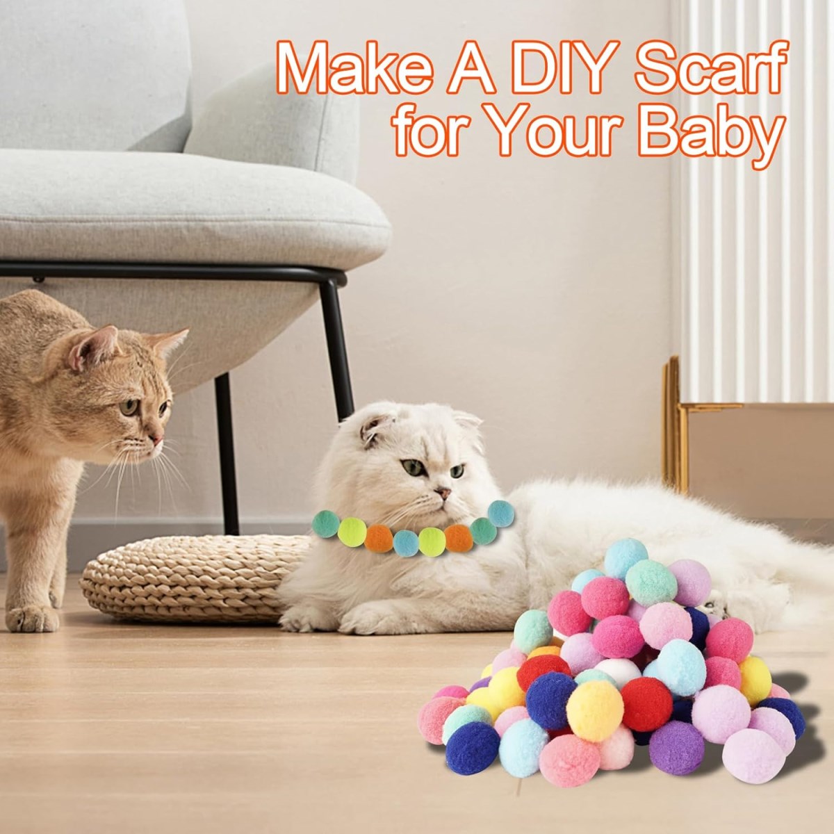 Cat Toy Balls with Launchers Set - Tutuky