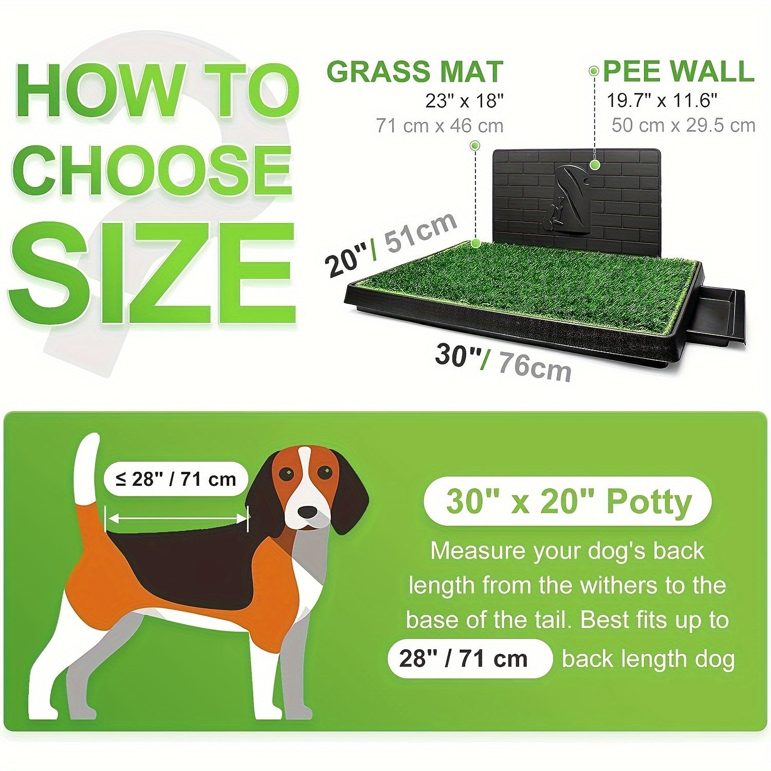 Dog Grass Mat With Tray Large Puppy Turf Potty Reusable Training Mat With Pee Flapper - Tutuky