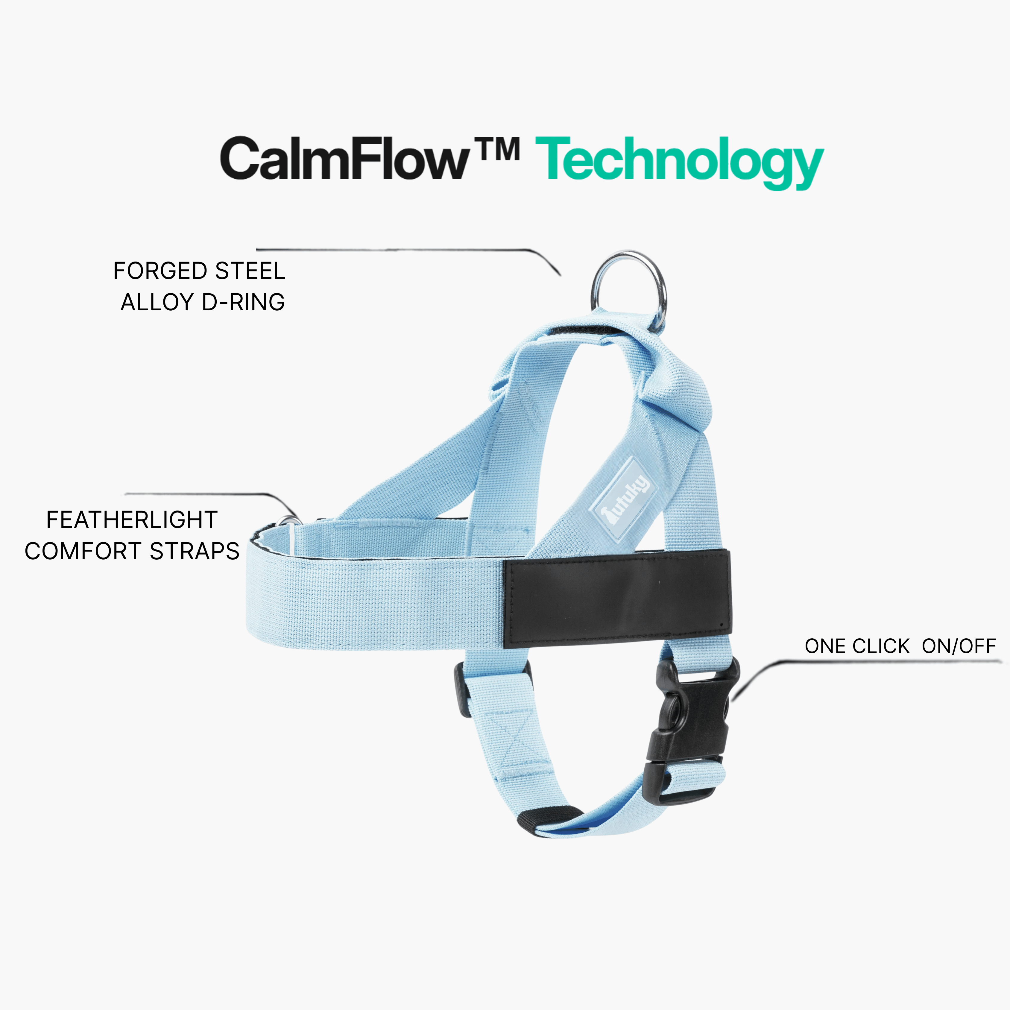 harness- CalmFlow™ Technology- Blue