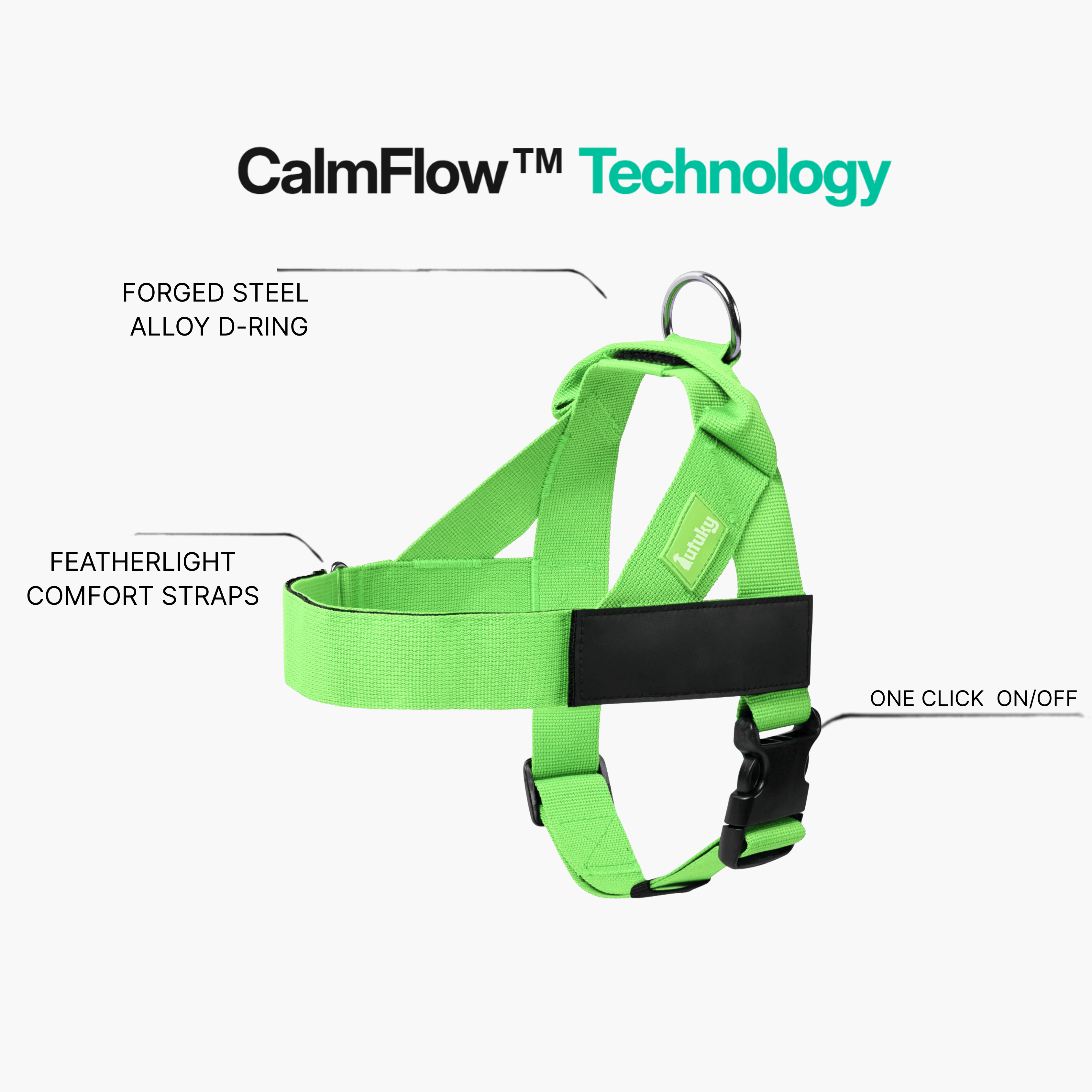 harness- CalmFlow™ Technology- Green
