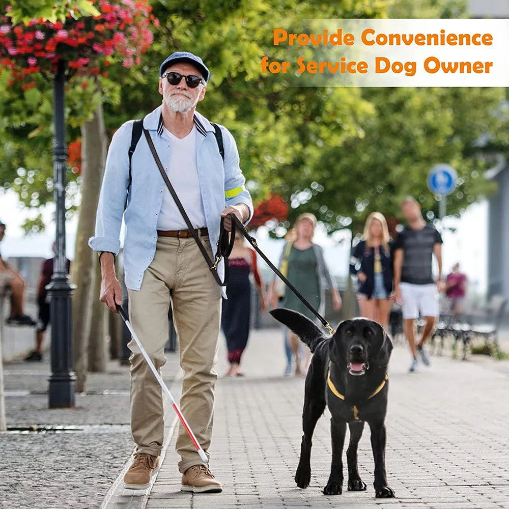 Soft Leather Hands Free Leash - Tutuky