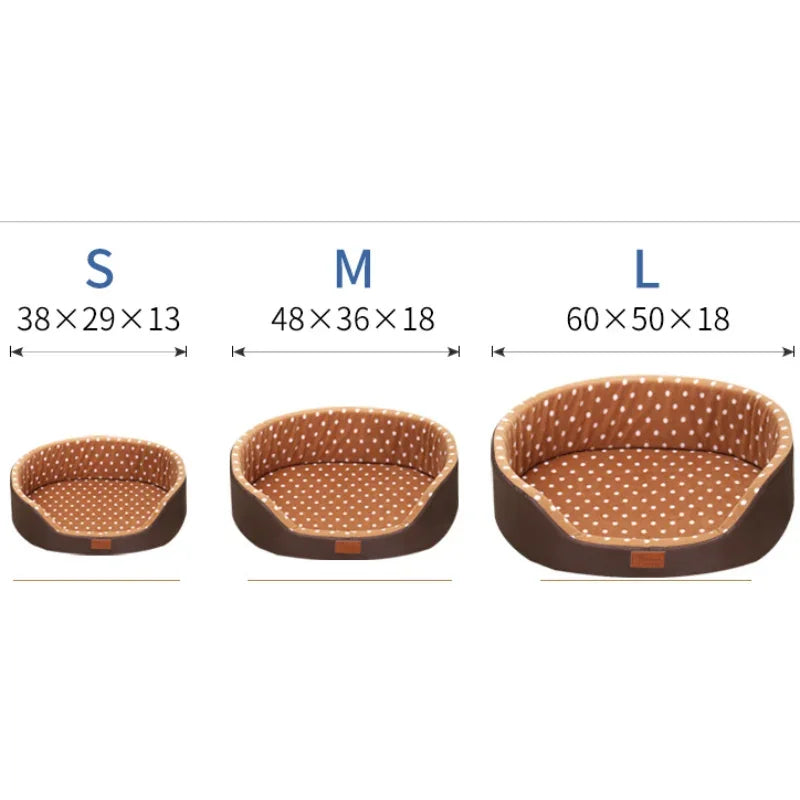 Double Sided Dog and Cat Bed Sofa Kennel - Tutuky