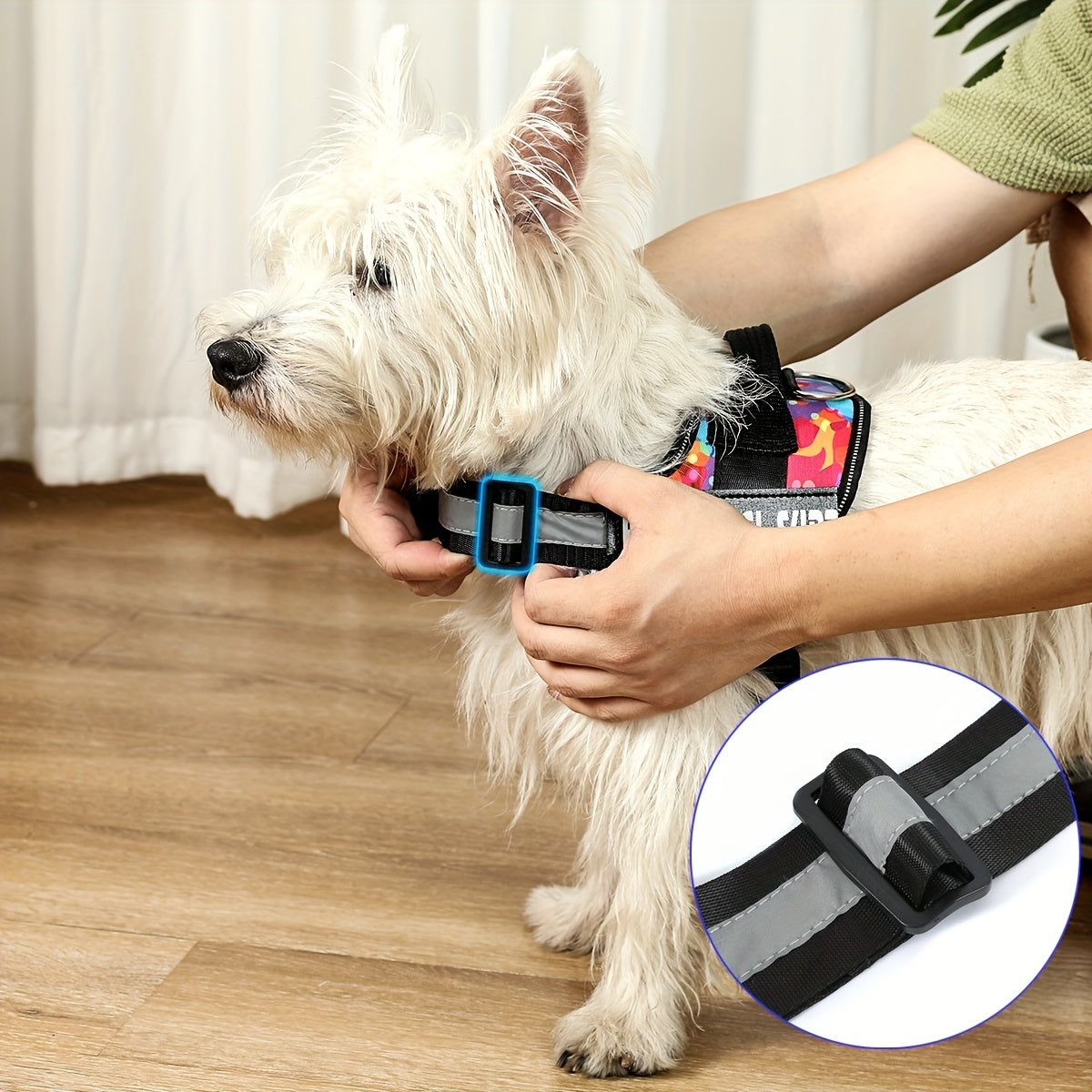 Adjustable Pet Harness With Handle For Easy Walking And Training - Tutuky