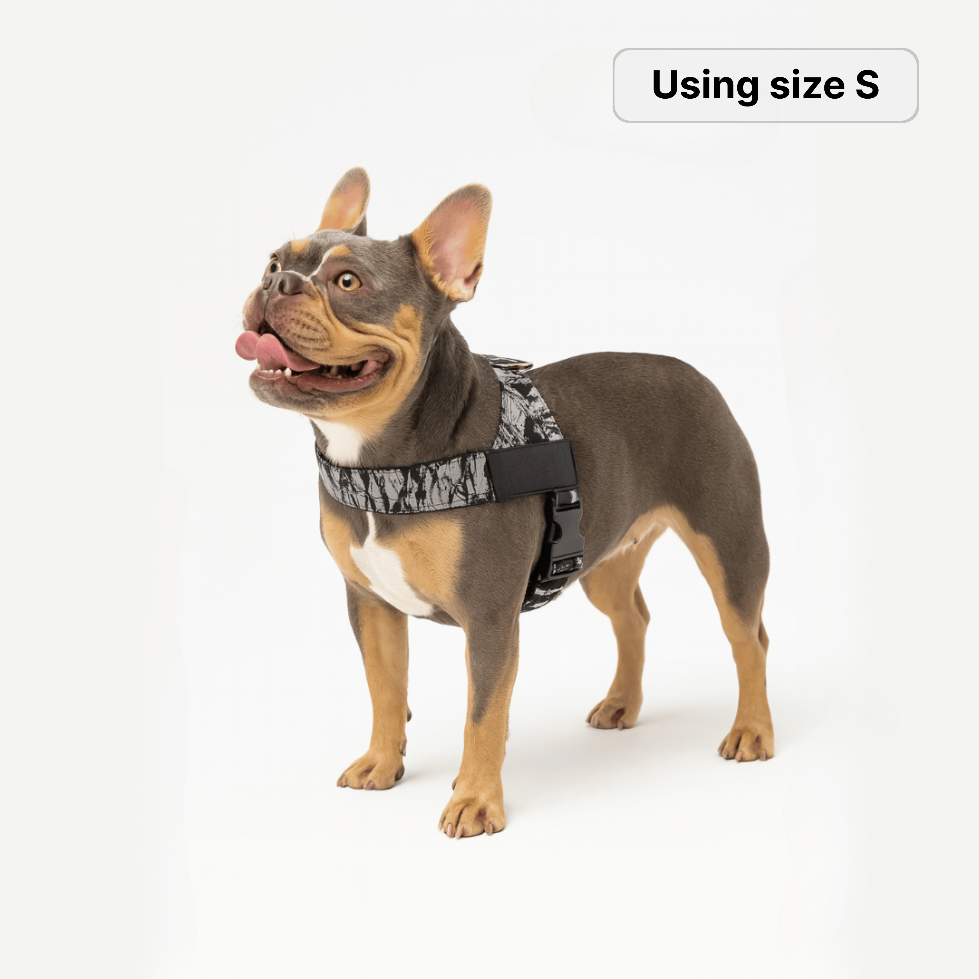 harness- CalmFlow™ Technology- Gray Camouflage
