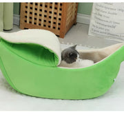 Cozy Banana Cat Bed - Tutuky