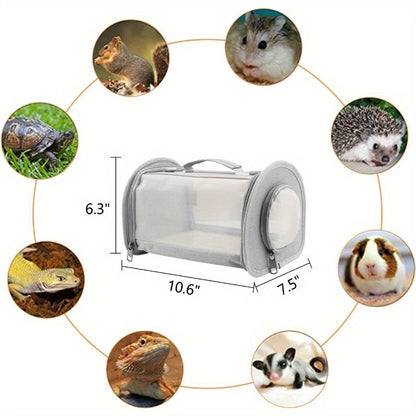 Versatile Reptile Carrier Backpack with Leash Set - Tutuky