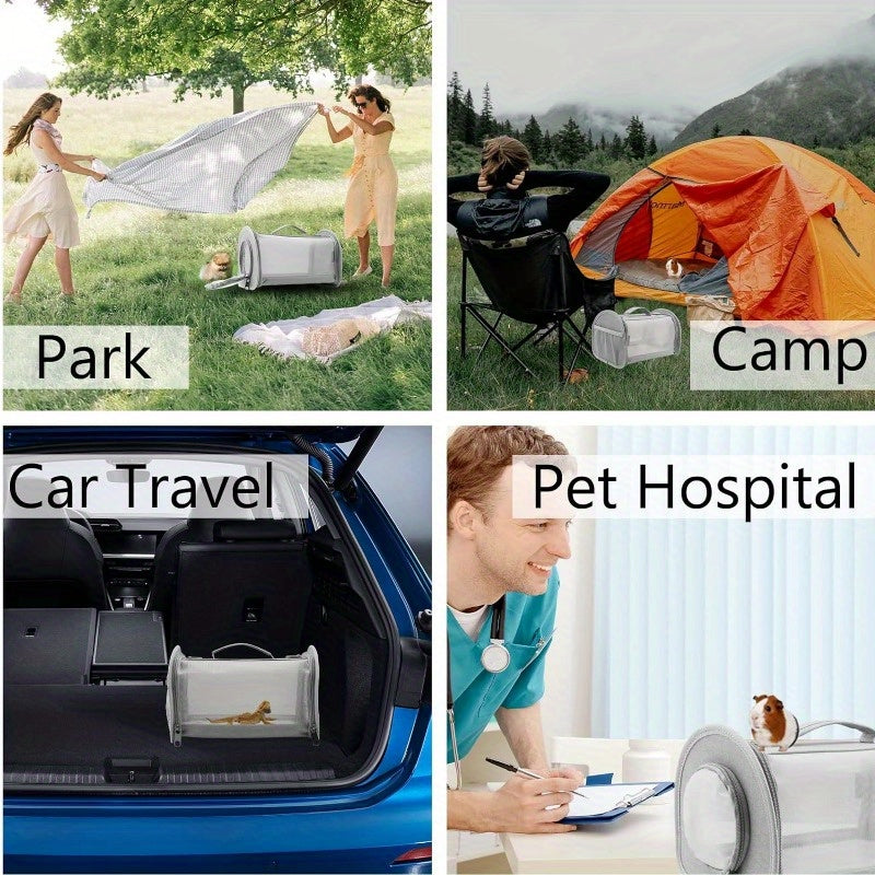 Versatile Reptile Carrier Backpack with Leash Set - Tutuky