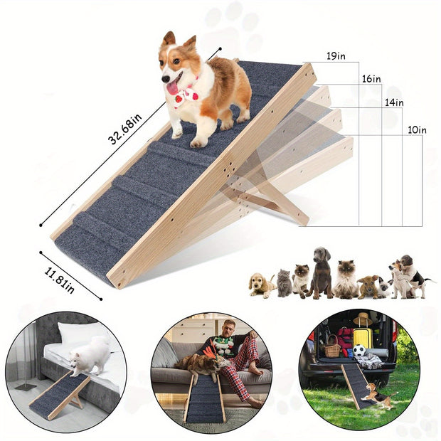 Non-Slip Foldable Pet Ramp for Dogs - Tutuky