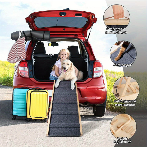 Non-Slip Foldable Pet Ramp for Dogs - Tutuky