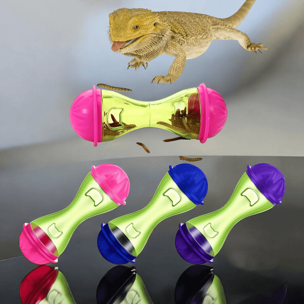 3-Pack Reptile Feeding Toy Balls for Amphibians and for Lizards - Tutuky