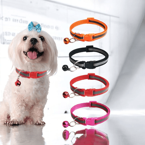 Adjustable Pet  Collars  with Bells - Tutuky