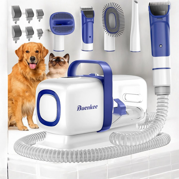 Dog Grooming Kit with Pet Grooming Vacuum - Tutuky