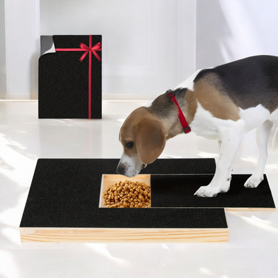 Dog Scratch Pad With Treat Box For Nails - Tutuky