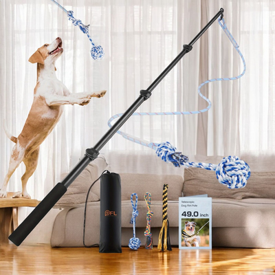 Extendable Flirt Pole for  Dogs - Tutuky