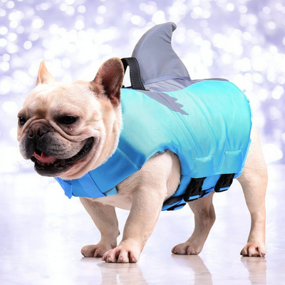 Reflective Shark Shape Pet Life Jacket - Tutuky