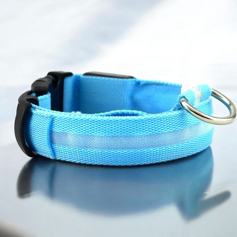 The LED Dog Collar Luminous Nylon Glowing - Tutuky