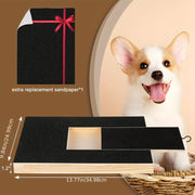 Dog Scratch Pad With Treat Box For Nails - Tutuky