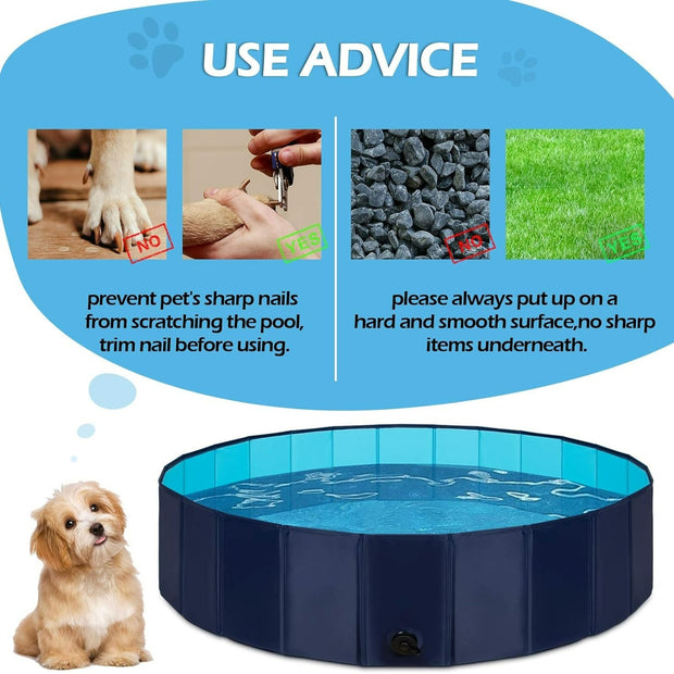 Collapsible Dog Swimming Pool - Tutuky