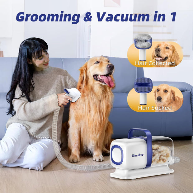 Dog Grooming Kit with Pet Grooming Vacuum - Tutuky