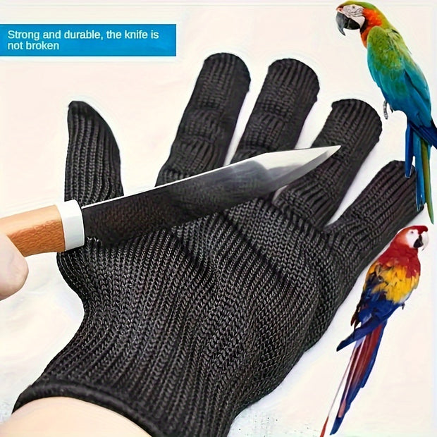 2-Pack Durable PE Bird Handling Gloves – Anti-Bite & Cut-Resistant for Parrots - Tutuky