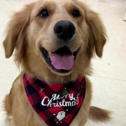 Christmas Pet Triangle Scarf Dog Bandanas - Tutuky