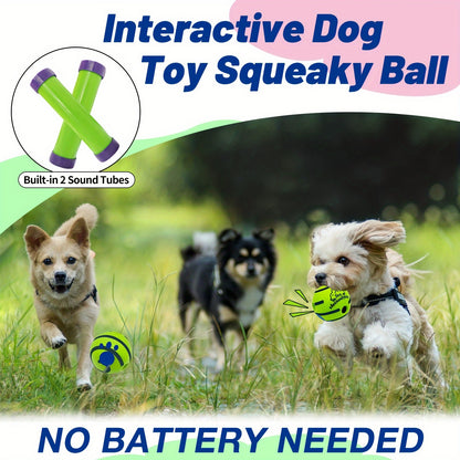 Pet Interactive Giggle Ball Toy, Dog IQ Training Ball Toy - Tutuky