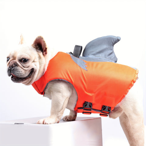 Reflective Shark Shape Pet Life Jacket - Tutuky