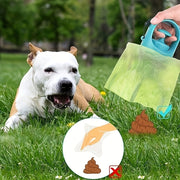 Portable Dog Poop Scooper with Bag Dispenser - Tutuky