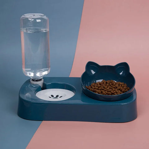 Pet Feeder Water and Food Bowl - Tutuky