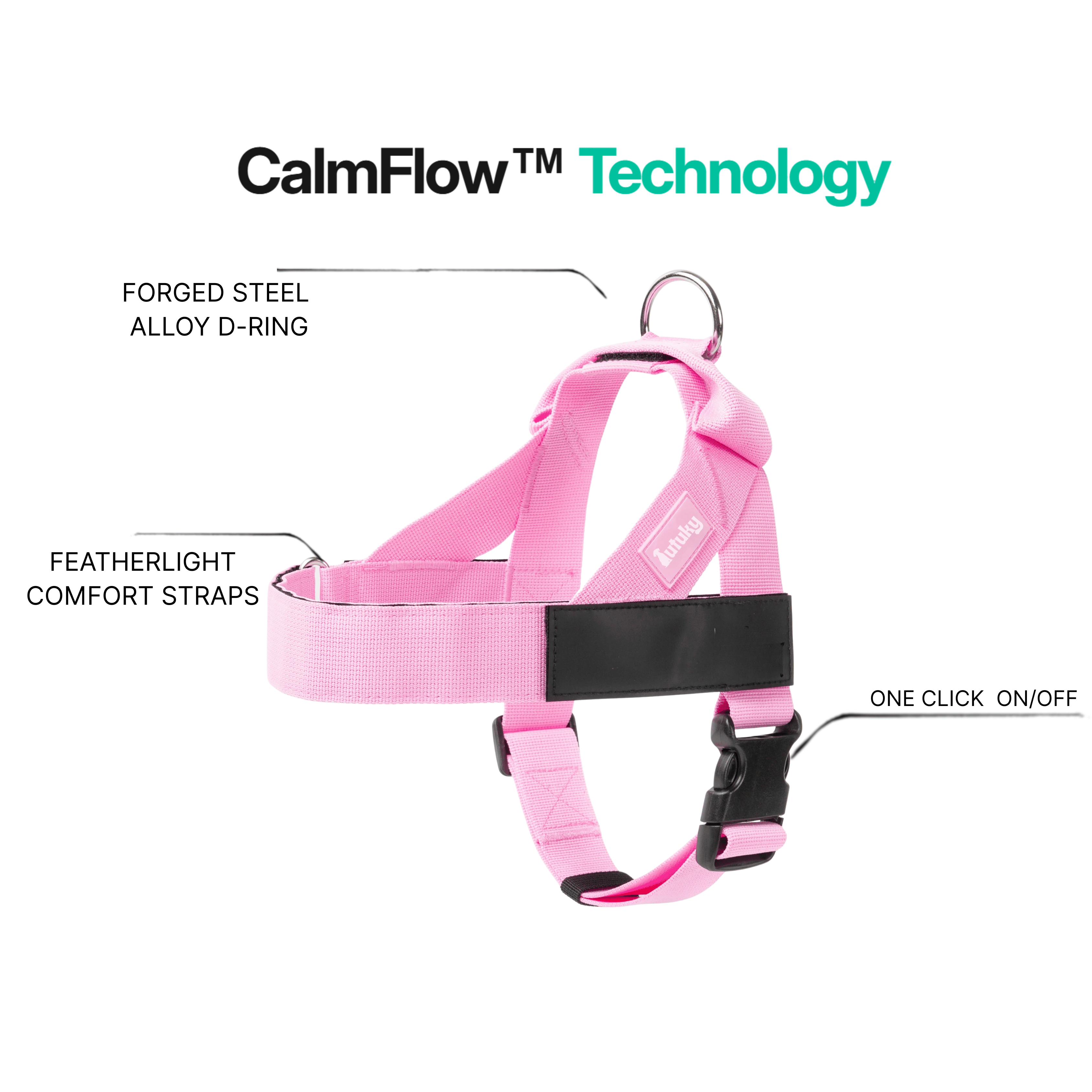 Harnss - CalmFlow™ Technology- Pink 