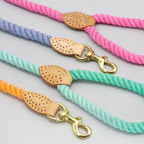 Colorful Cotton Dog Leash - Tutuky