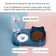 Pet Feeder Water and Food Bowl - Tutuky