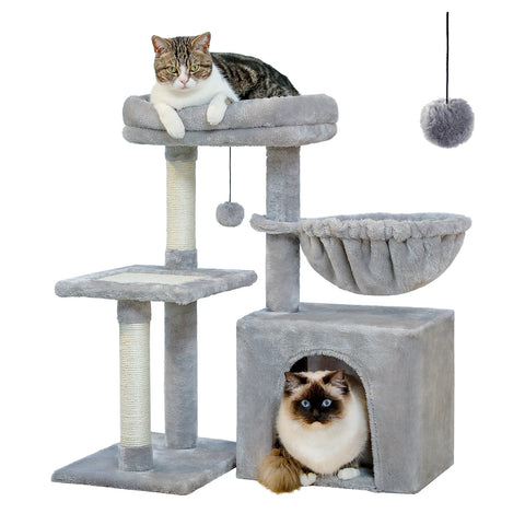 Cat tree Tower for Indoor Cats  with Scratching Posts - Tutuky