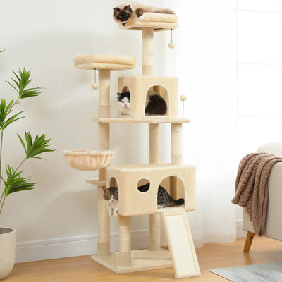 The Luxury Pet Cat Tree House Condo Furniture - Tutuky