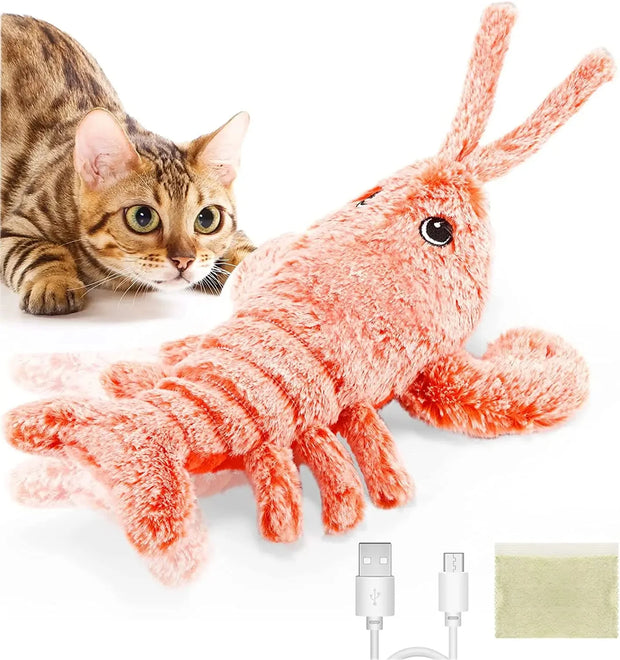 Electric lobster toy with Catnip - Tutuky