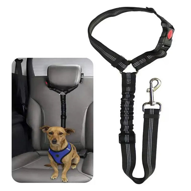 Pet Car Seat Belt 2 In 1 - Tutuky