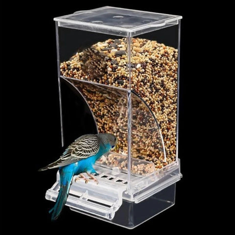 Antisplash Pet Bird Feeder Container - Tutuky