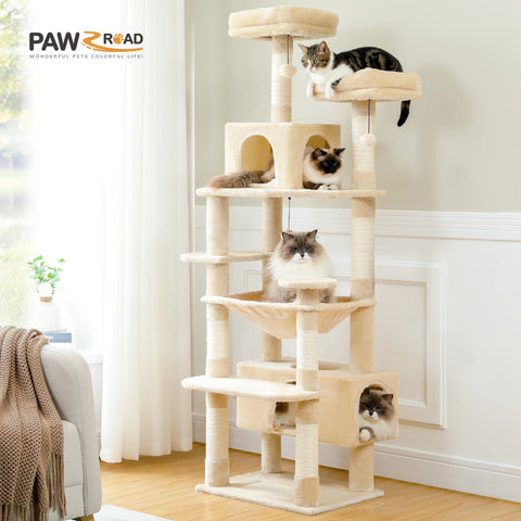 The Luxury Pet Cat Tree House Condo Furniture - Tutuky