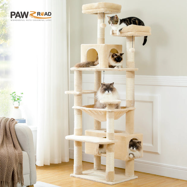 The Luxury Pet Cat Tree House Condo Furniture - Tutuky