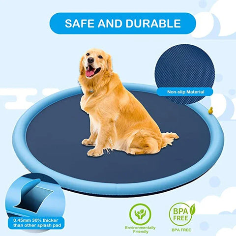 Dog Splash Sprinkler Pad - Tutuky