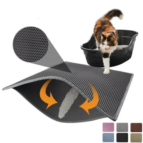 Pet Cat Litter Mat Waterproof - Tutuky