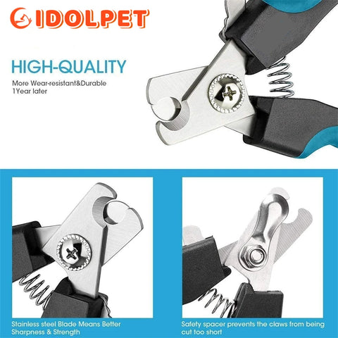 Professional Pet Nail Clipper with Safety Guard - Tutuky