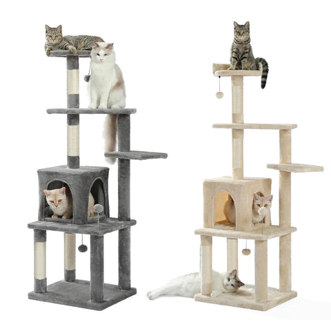 Domestic Cat Climbing Frame with Scratching Post Tree - Tutuky