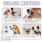 Whitening pen for cleaning pets' teeth - Tutuky