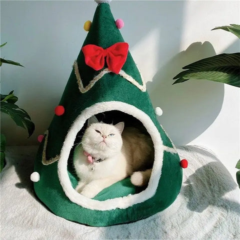 Christmas Cat Nest Winter - Tutuky