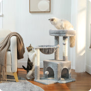 Domestic Cat Climbing Frame with Scratching Post Tree - Tutuky